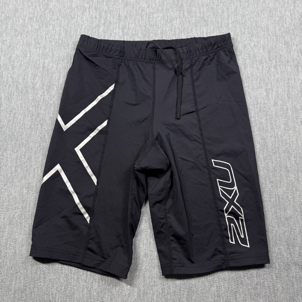 2XU Shorts Womens L Black Compression Base Layer Athletic Training Running Gym
